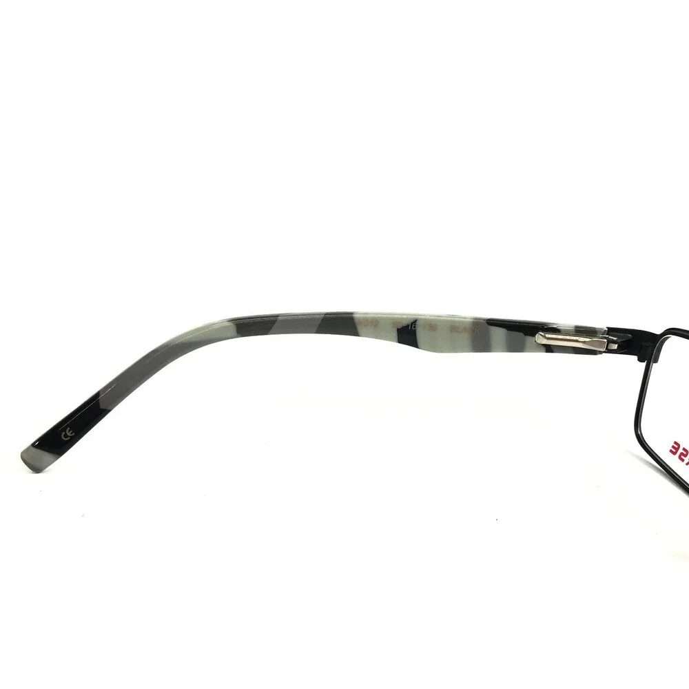 Converse Kids Eyeglasses Frames K012 BLACK Grey Rectangular Full Rim 50-16-130